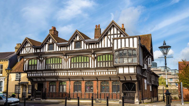 Casa Tudor nel centro della città di Southampton
