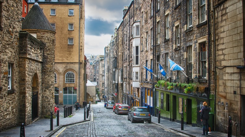 Edinburgh történelmi központja