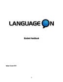 Student Handbook Language On USA