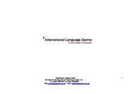 International Language Centre Brochure (PDF)