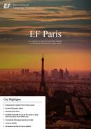 Информационный лист EF International Language Center в Париже