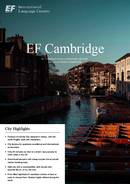 Информационный лист EF International Language Center в Кембридже