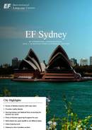 Информационный лист EF International Language Center в Сиднее