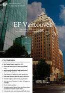 EF international sprogcenter Vancouver informationsark 