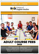 Centre of English Studies (CES) - Prijslijst Volwassenen 2023