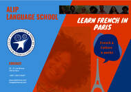 ALIPのフランス語と文化4週間のパンフレット