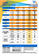 ウェストボーン・アカデミーの2024年度版代理店価格表
