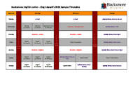  Schedule of activities - juniors (PDF)