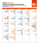 Adult Activity Calendar October 2023
