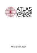 Cennik szkoły Atlas Language School na rok 2024
