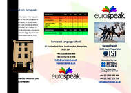 Eurospeak Language School Брошура (PDF)