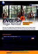 Engelsk + yoga-retreat