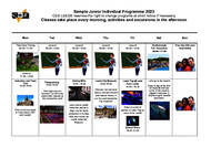 Exempel på aktivitetsprogram för juniorer - Leeds