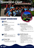 Tamwood UBC Camp Factsheet 2024