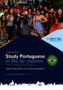 Brochure om Caminhos sprogcenter 