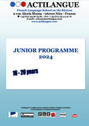 Actilangue Junior Brochure and Prices 2024
