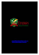 Einstein College of Australia Брошура (PDF)