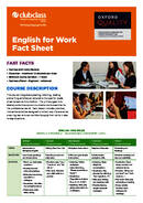 English for Work Factsheet