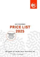 Nuovo Listino Prezzi EC English 2025