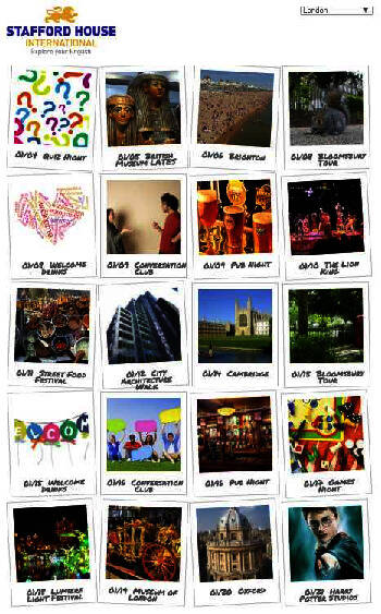 Brochure om aktiviteter