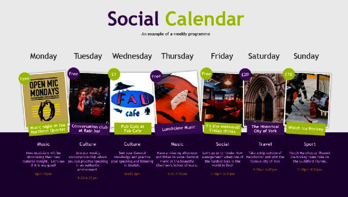 Calendrier social 