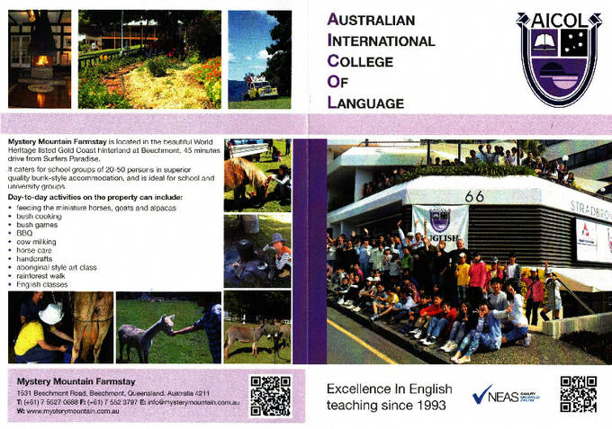 Australian International College of Language Broschyr (PDF)