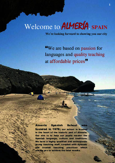 阿尔梅里亚西班牙语学校手册
