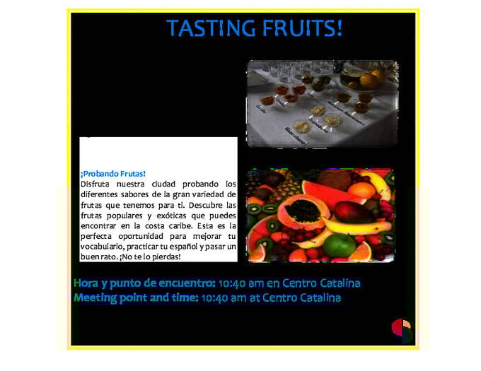 Tasting Fruits in Cartagena
