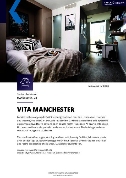 Résidence étudiante Vita Manchester