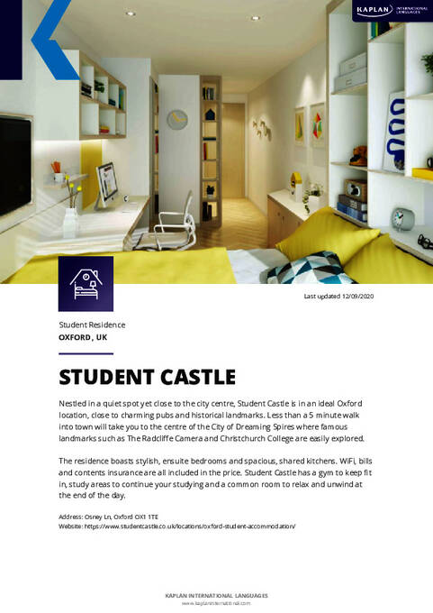 Student Castle i Oxford