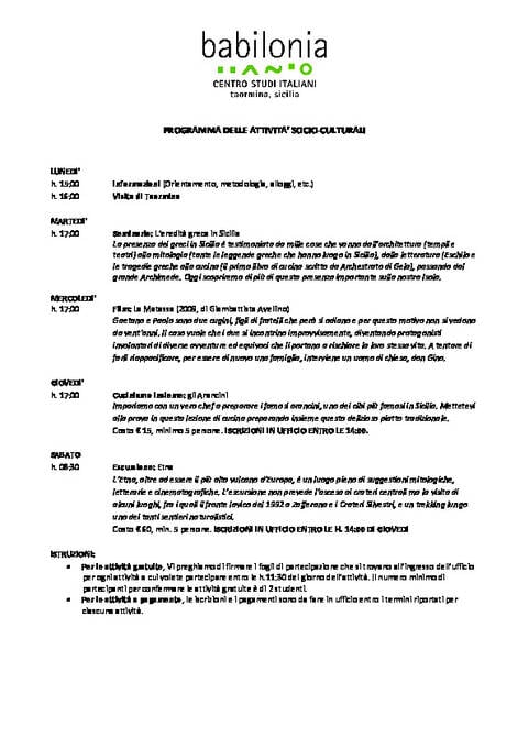 Példa a közösségi tevékenységek 2022