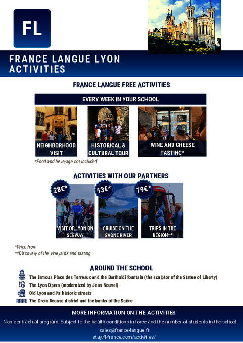 France Langue Lyon 소셜 프로그램