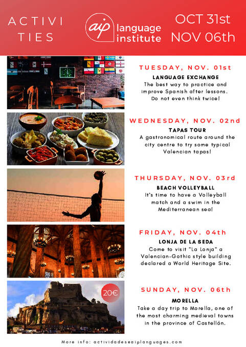 Eksempel på aktiviteter november 2022
