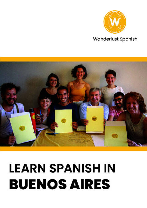Wanderlust Spanish brochure
