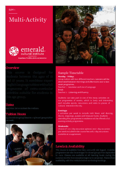 Multiaktivitets-program