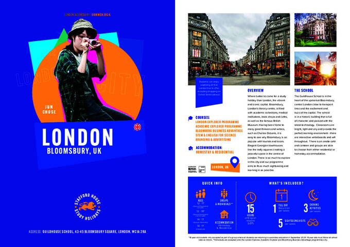 نشرة معلومات Bloomsbury Centre 