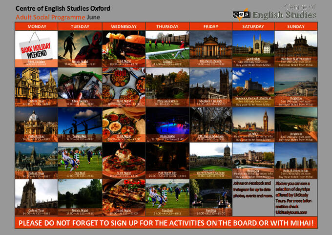 Sample Social Programme