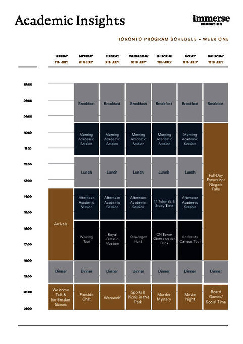 Agenda Toronto 