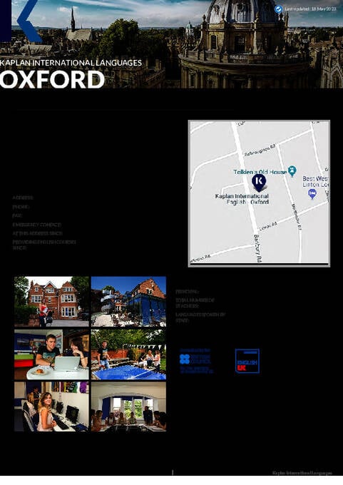 Oxford faktaark