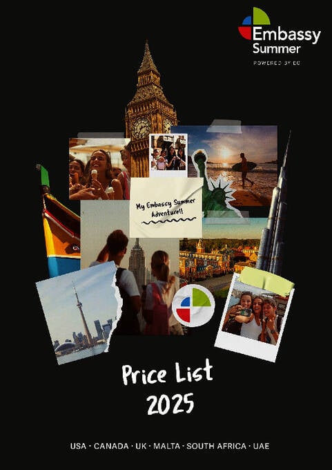 Embassy Junior Centre Price List 2025