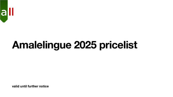 amalelingue Prices 2025