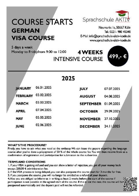 Dates and Pricing 2025