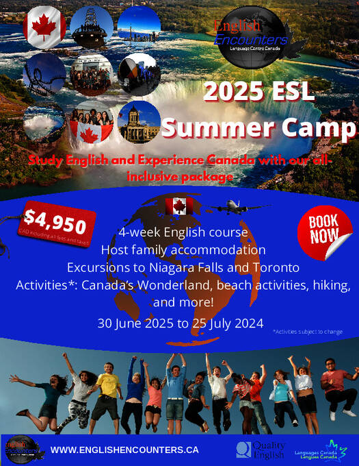 2025 ESL 여름 캠프 전단지 