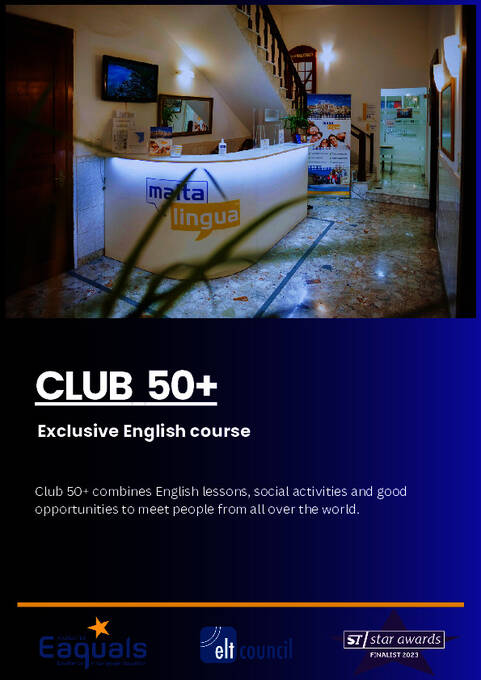 Club 50+ Maltalingua School of English
