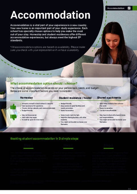 EP Brisbane Catálogo de Acomodação 