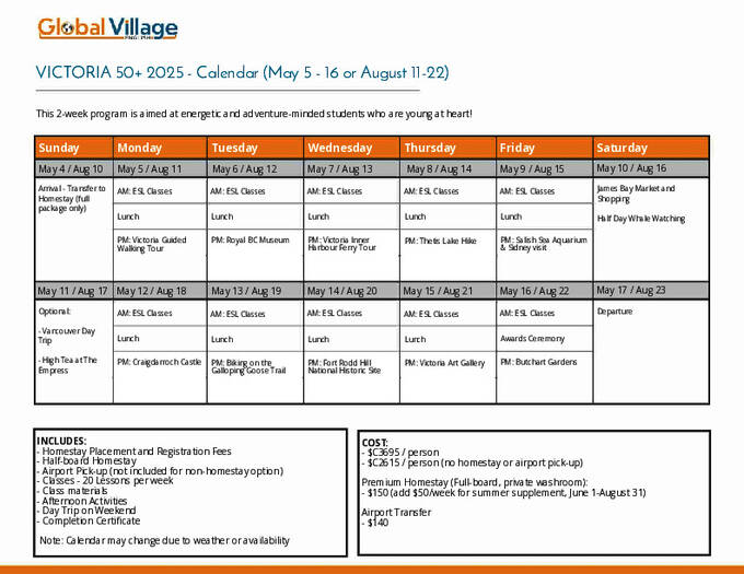 Calendrier d