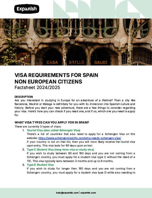 スペインのビザ要件