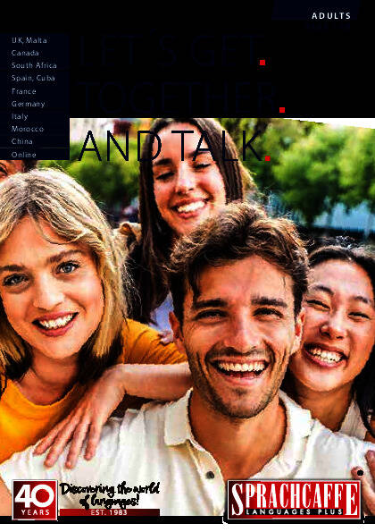 Adult brochure 2025-2026
