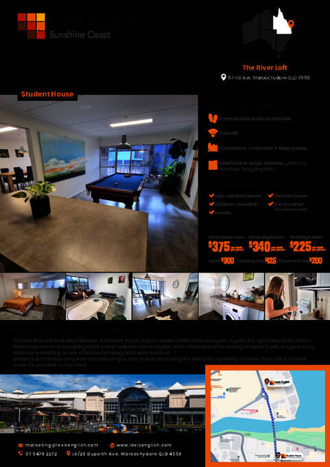 학생 하우스 - 더 리버 로프트 팩트 시트