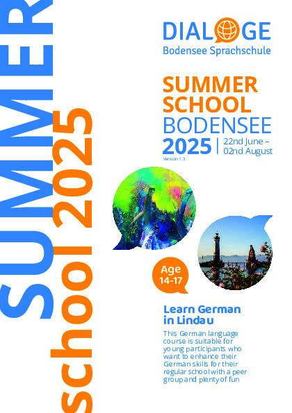 Dialoge Summer Flyer 2025